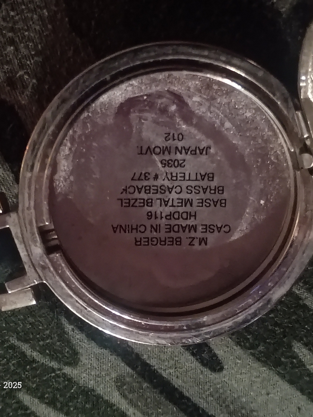 Silver Watch Case - Replacement Back